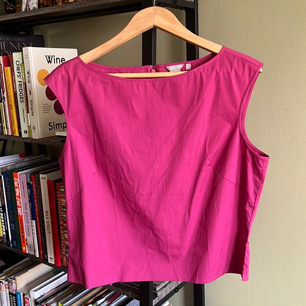 JCrew Top, Pink, Size 14